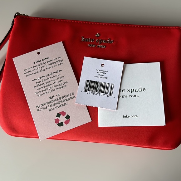 Brand New Red Kade Spade MD Wristpouch - Picture 2 of 7